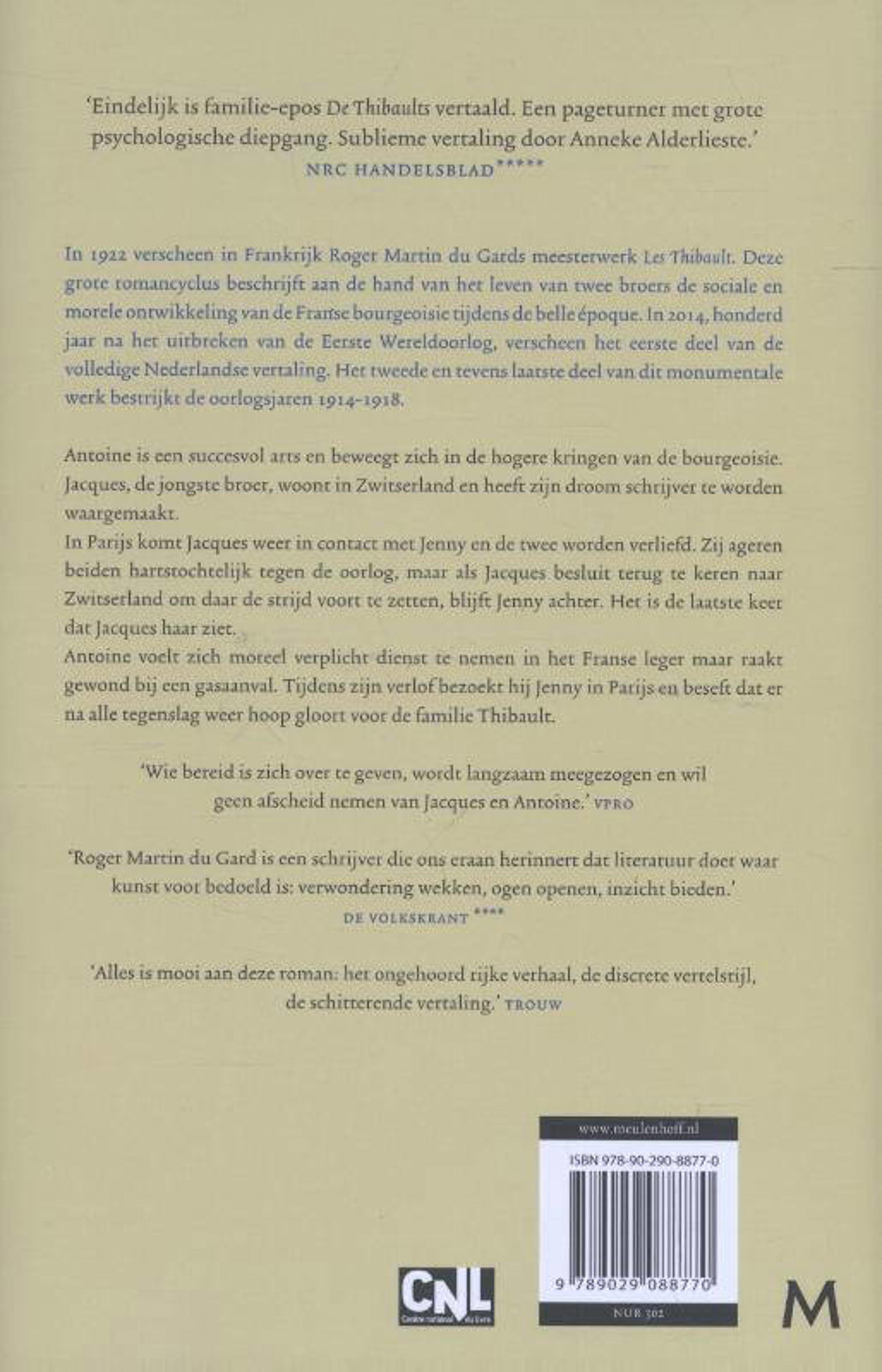 Roger Martin du Gard De Thibaults 2 wehkamp