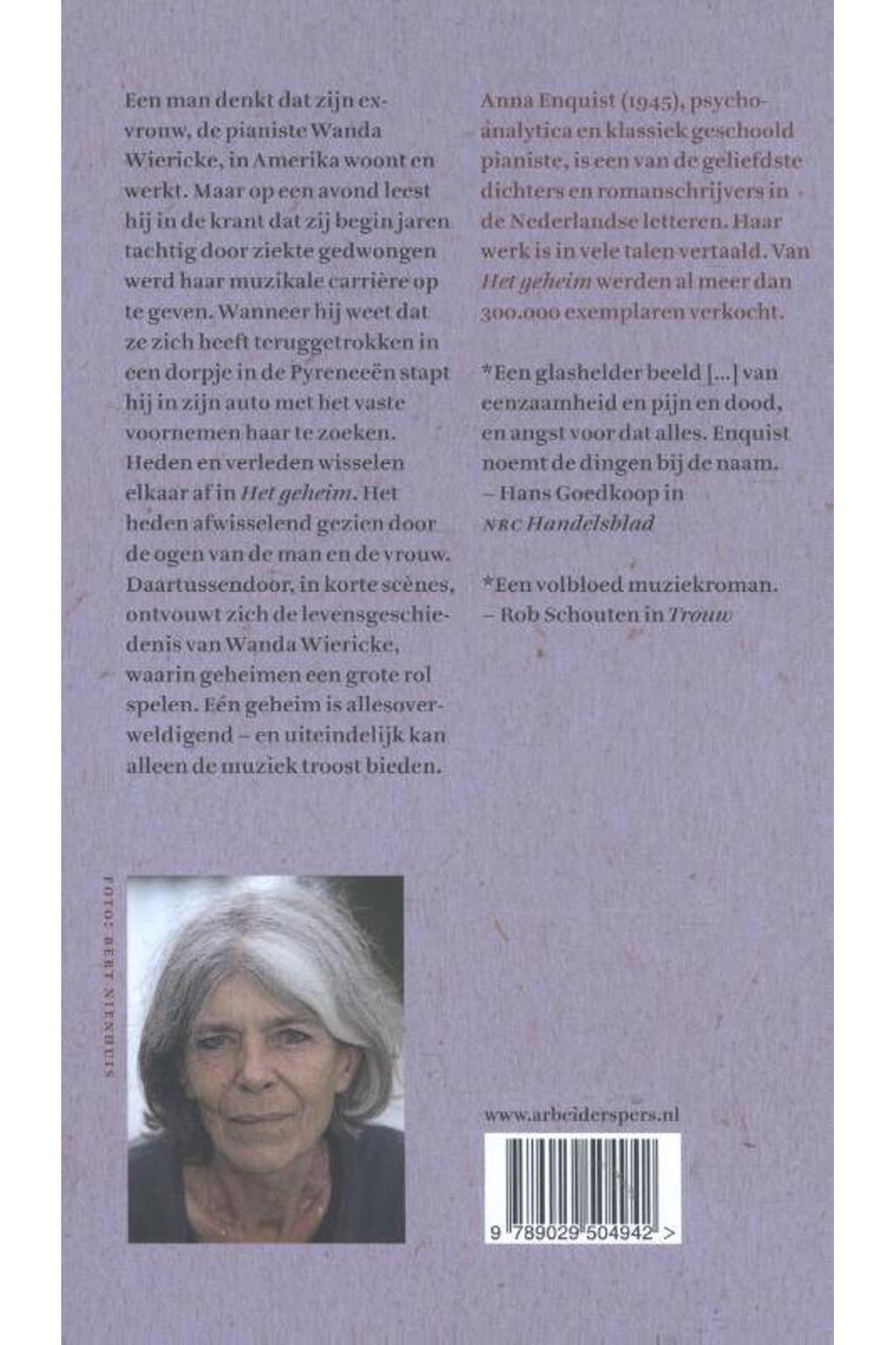 Anna Enquist Het geheim kopen? in huis wehkamp