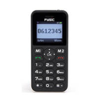 Fysic FM-7550 mobiele telefoon, Zwart