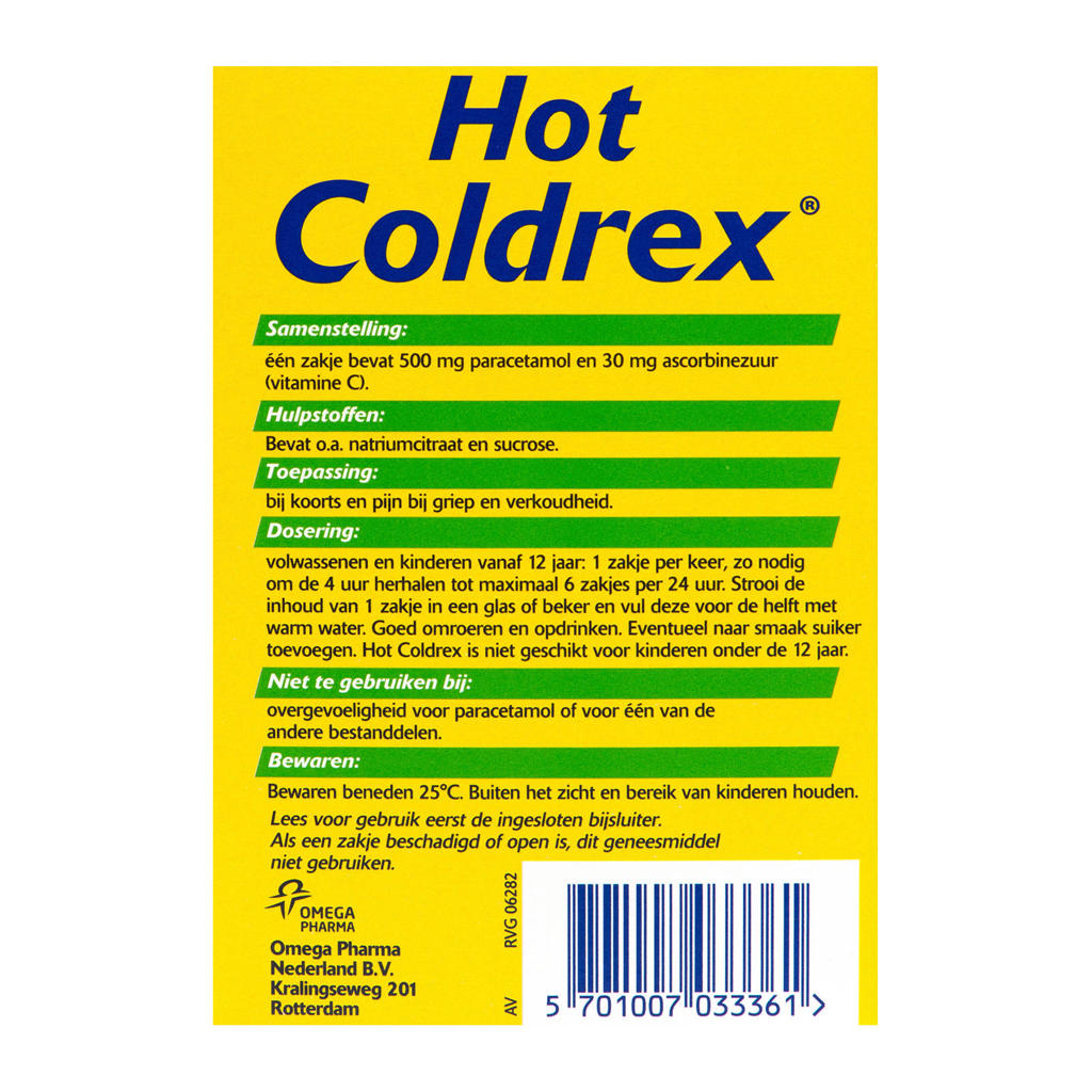 Hot Coldrex Poeder Voor Drank - 10 stuks | wehkamp