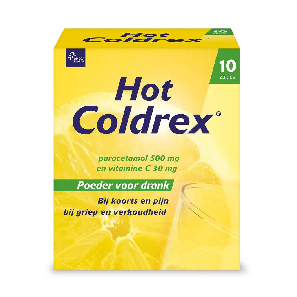 Hot Coldrex Poeder Voor Drank - 10 stuks