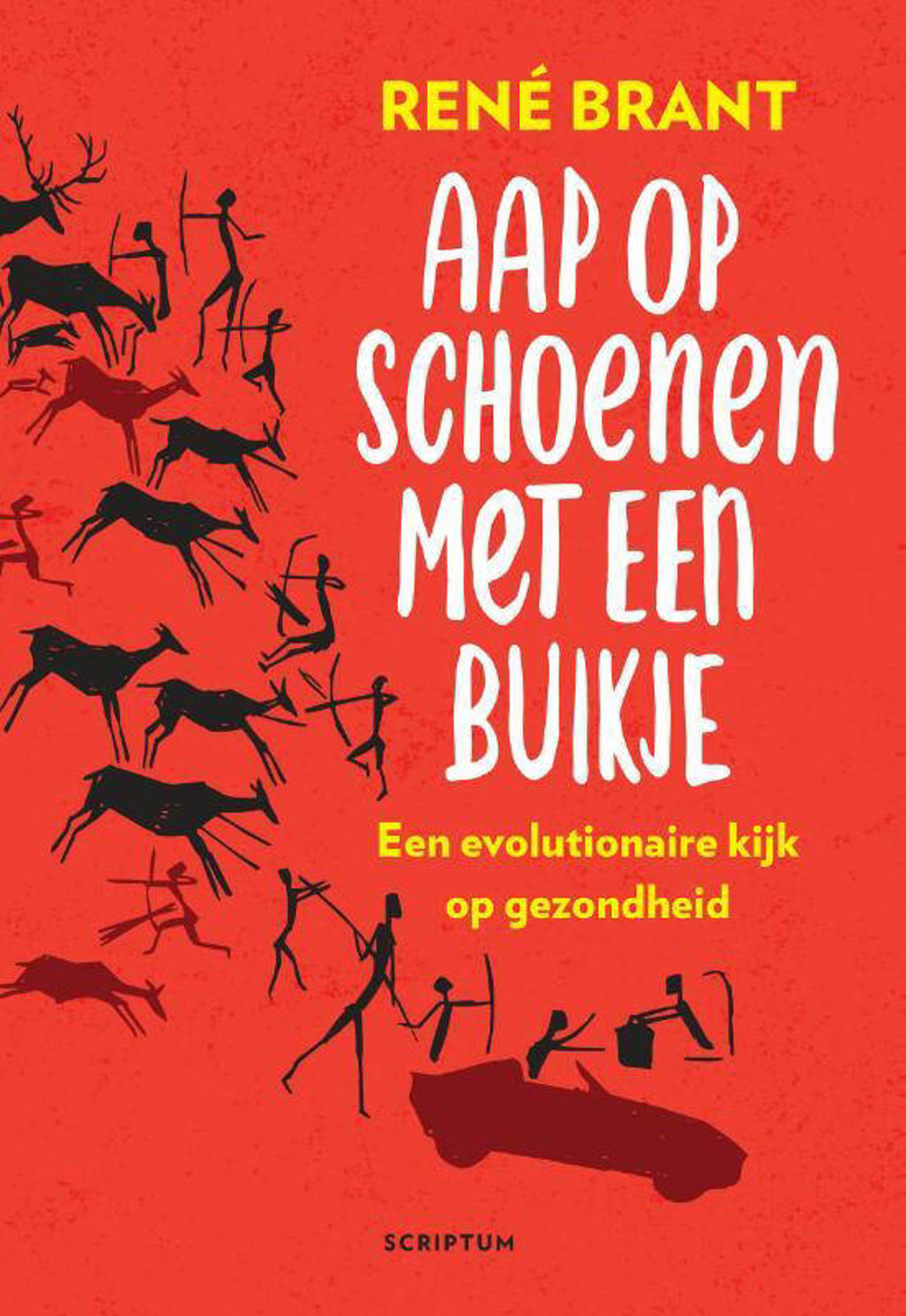 Aap op schoenen met een buikje - René Brant