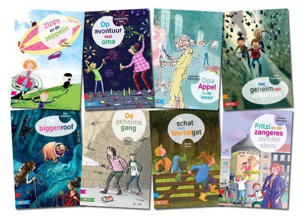 Bolleboos: Pakket Bolleboos middenbouw 1 (8 titels)