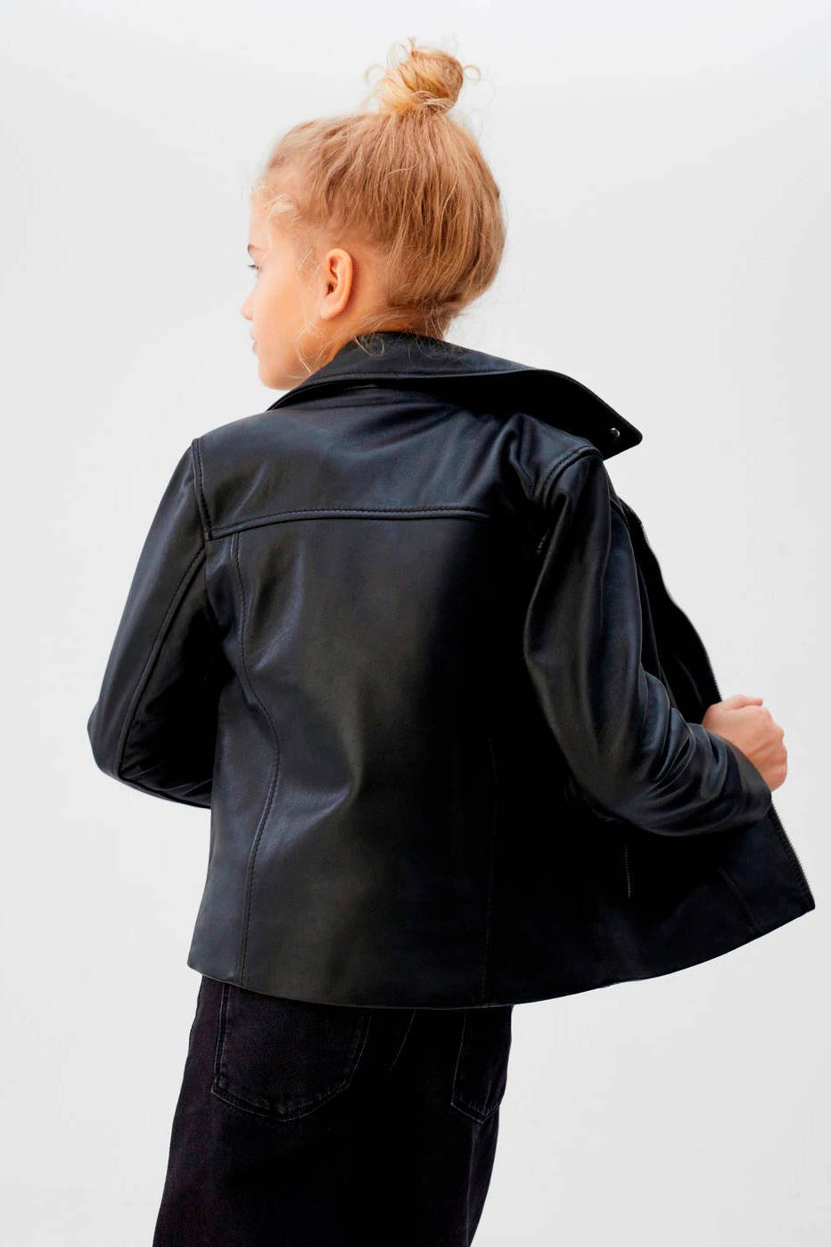 Mango Kids leren bikerjack zwart | wehkamp Mango Kids leren bikerjack zwart | wehkamp