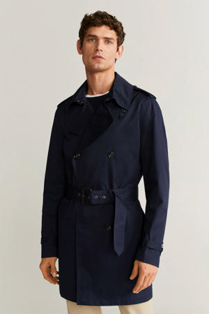 trenchcoat marineblauw