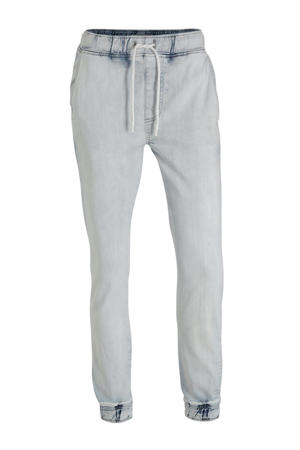 regular fit joggingbroek lichtblauw
