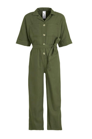 jumpsuit olijfgroen
