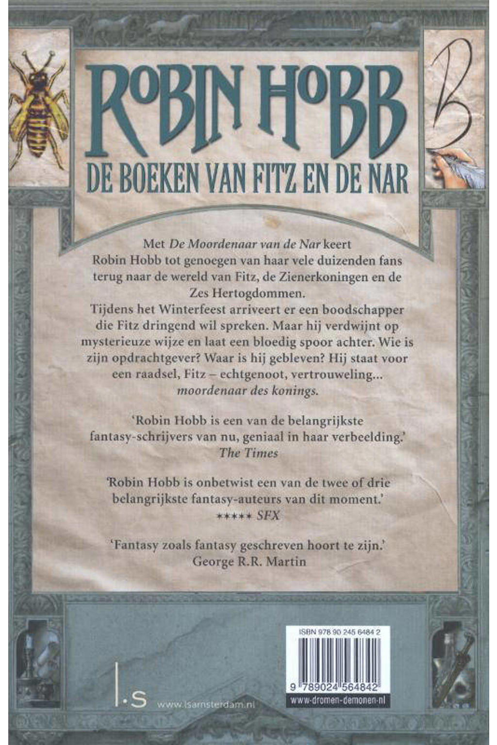 Robin Hobb De boeken van Fitz en de Nar De moordenaar van de Nar wehkamp