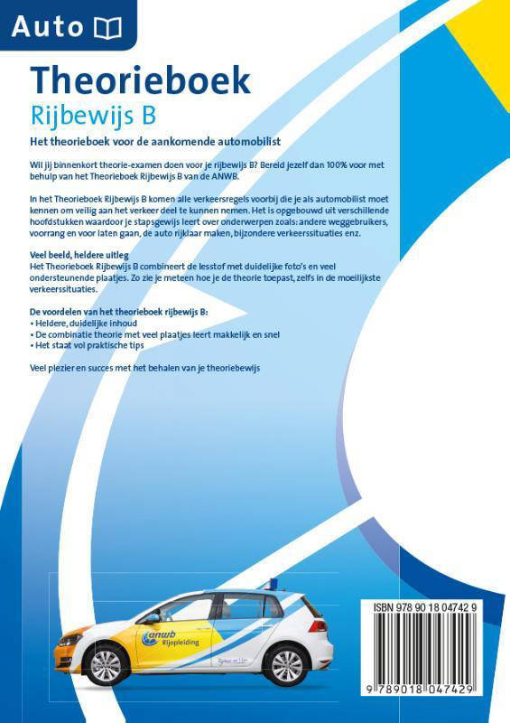 ANWB Rijopleiding: Theorieboek Rijbewijs-B | Wehkamp