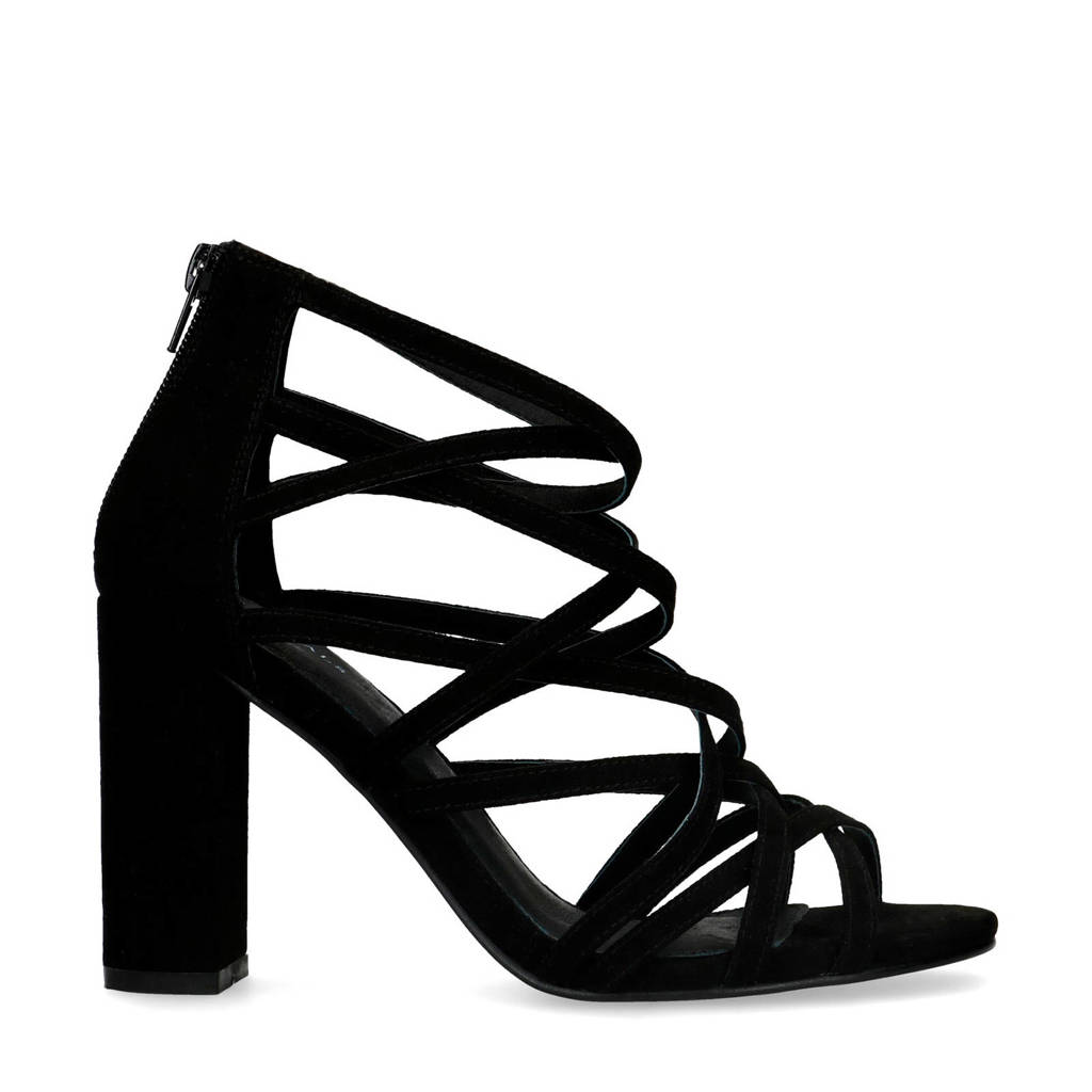 Sacha   sandalettes zwart, Zwart