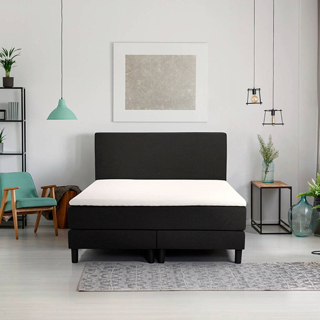 Beter Bed complete boxspring Ambra (160x200 cm), Zwart
