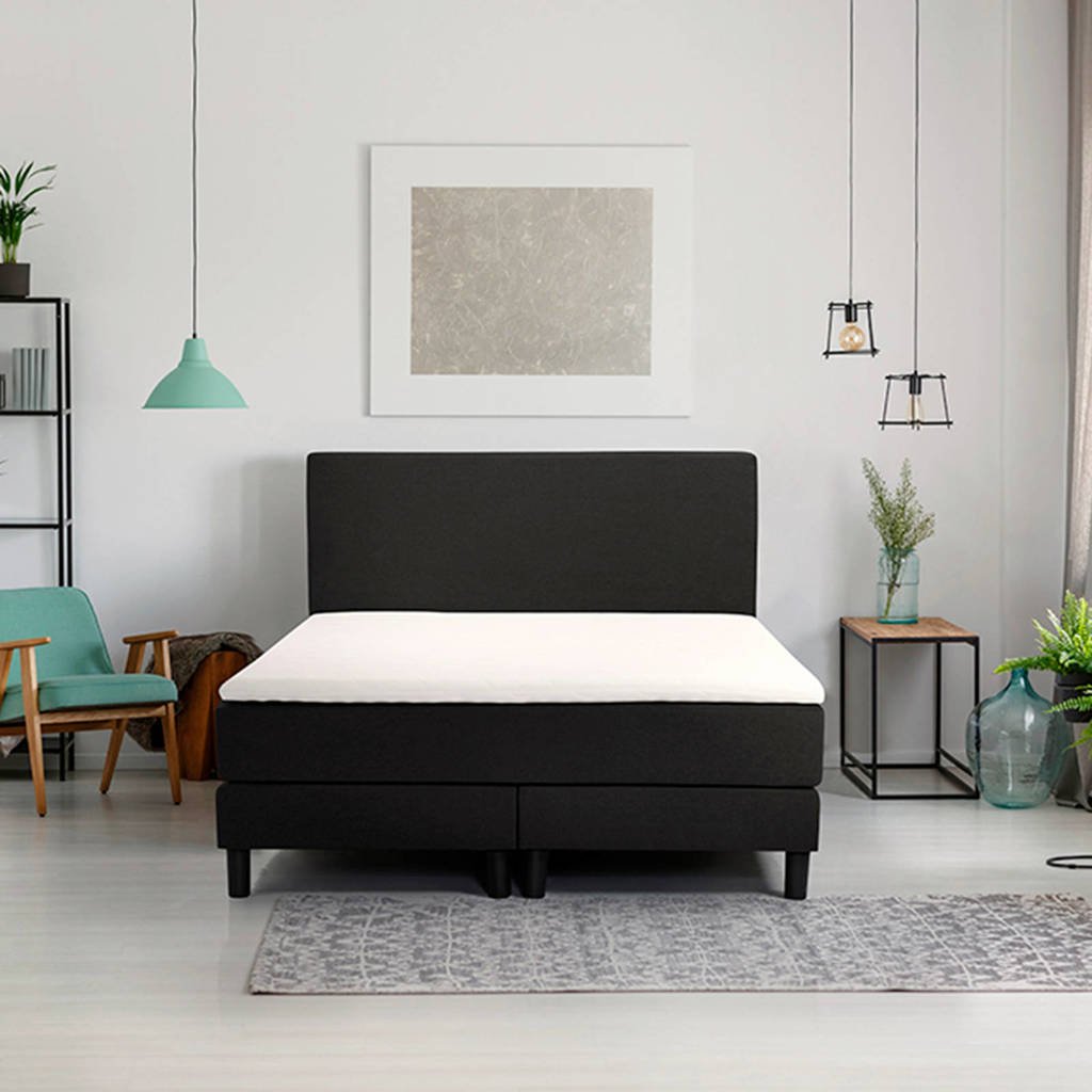 Beter Bed complete boxspring Ambra (140x200 cm), Zwart