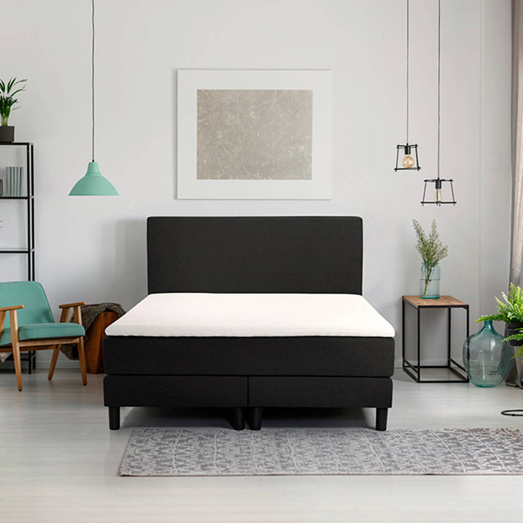 Beter Bed complete boxspring Ambra (140x200 cm), Zwart