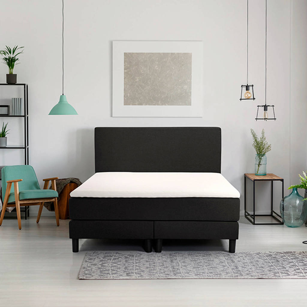 Beter Bed complete boxspring Ambra (180x200 cm), Zwart