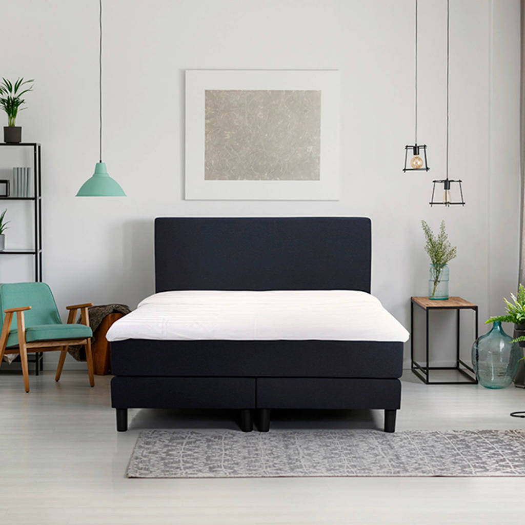 Beter Bed complete boxspring Ambra (90x200 cm), Blauw