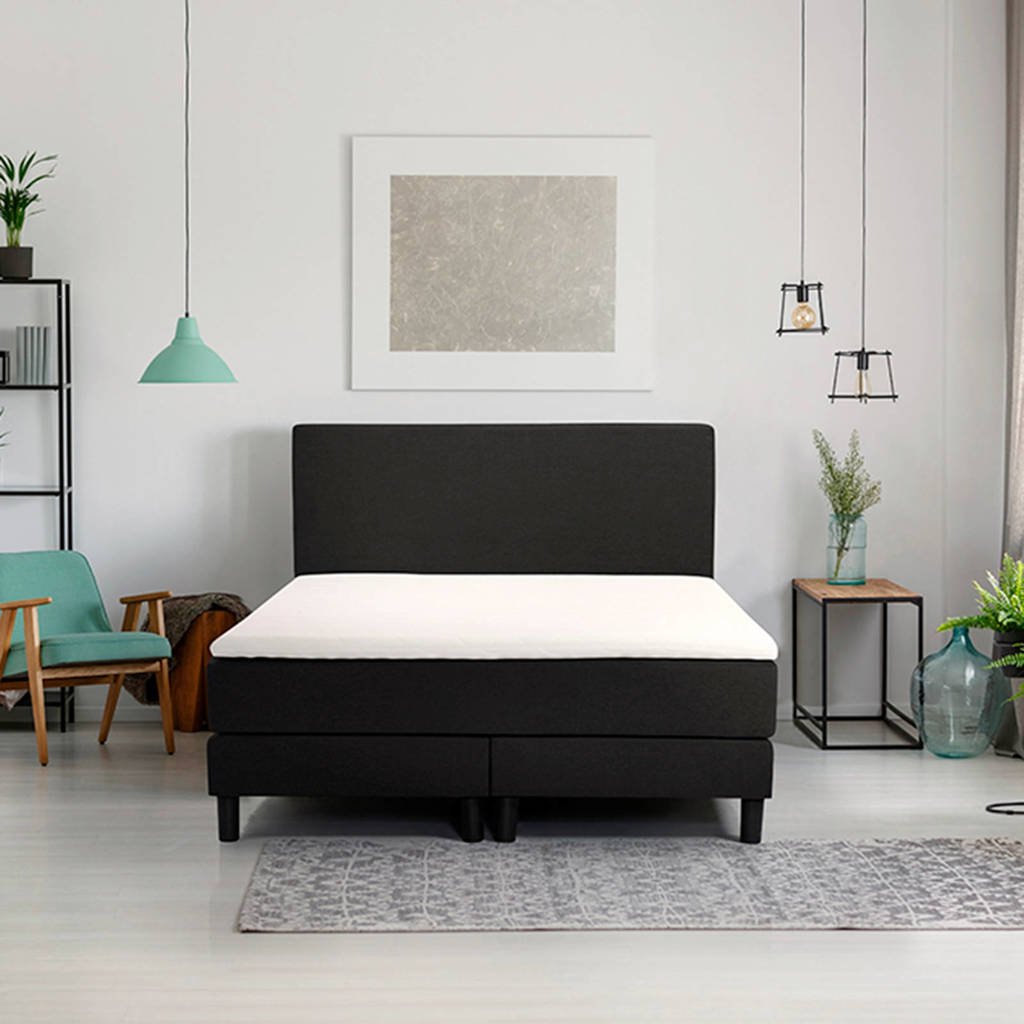 Beter Bed complete boxspring Ambra (120x200 cm), Zwart