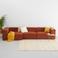 NOUS Living hoekbank Igor hoek links - terracotta