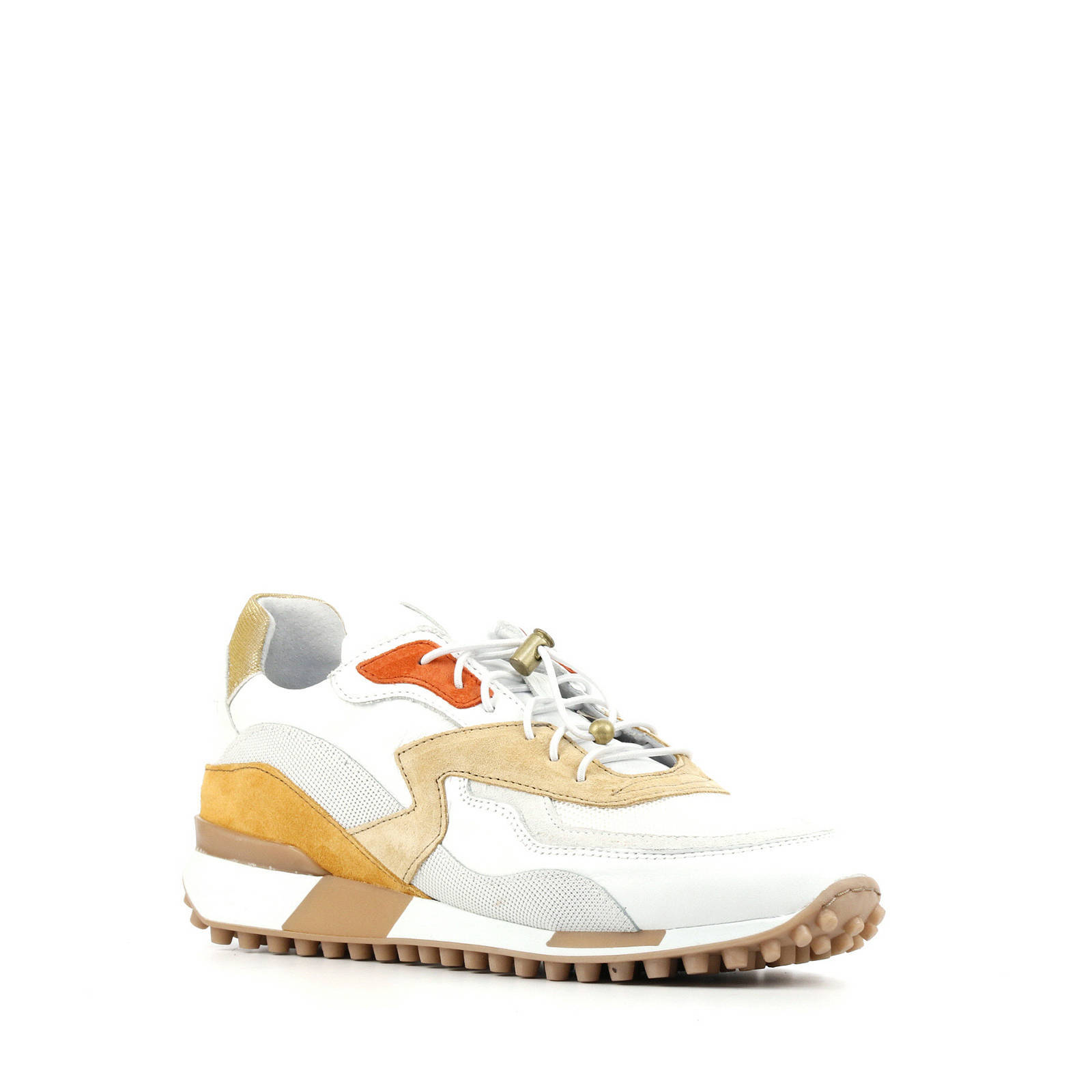 Via Vai 5410002 leren sneakers wit/multi | wehkamp