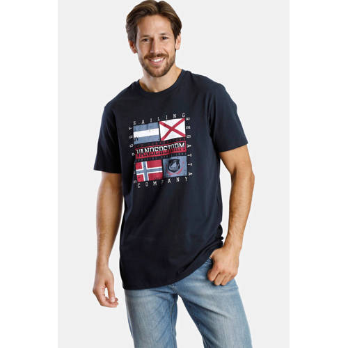 Jan Vanderstorm T-shirt Plus Size PREBEN - (set van 2 ) afbeelding