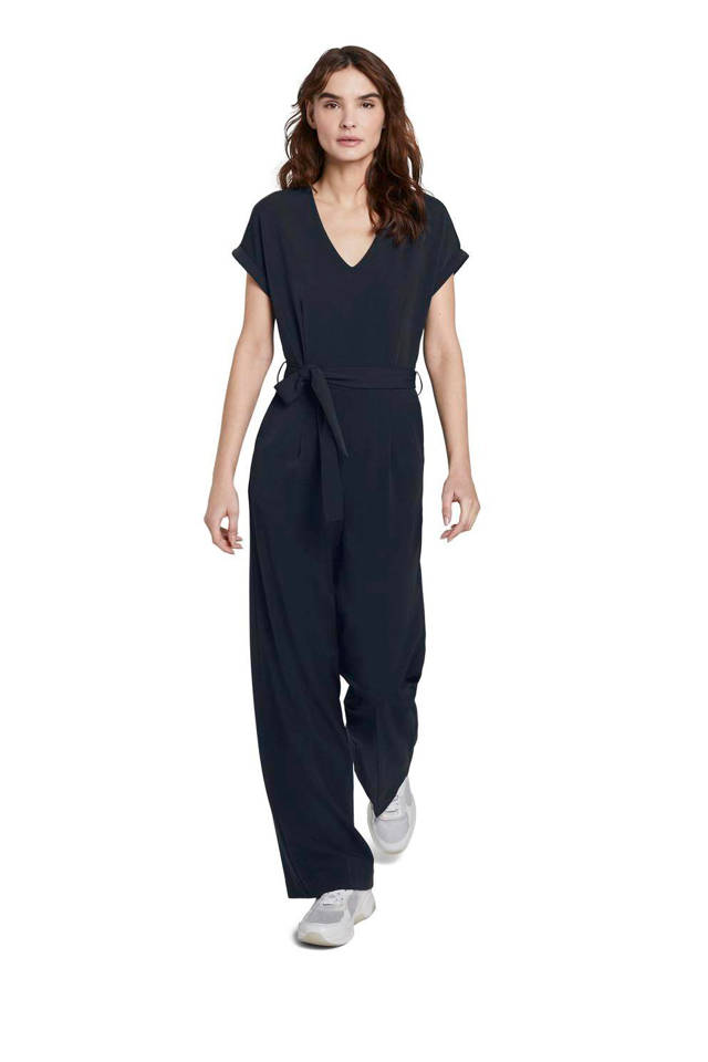 Tom Tailor jumpsuit donkerblauw wehkamp