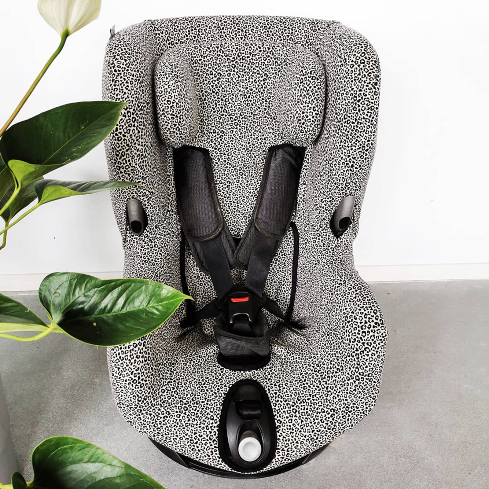 Ukje autostoelhoes Maxi Cosi Axiss groep 1+ luipaard beige | wehkamp