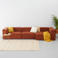 NOUS Living hoekbank rechts Igor - terracotta