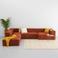 NOUS Living hoekbank Igor hoek links - terracotta