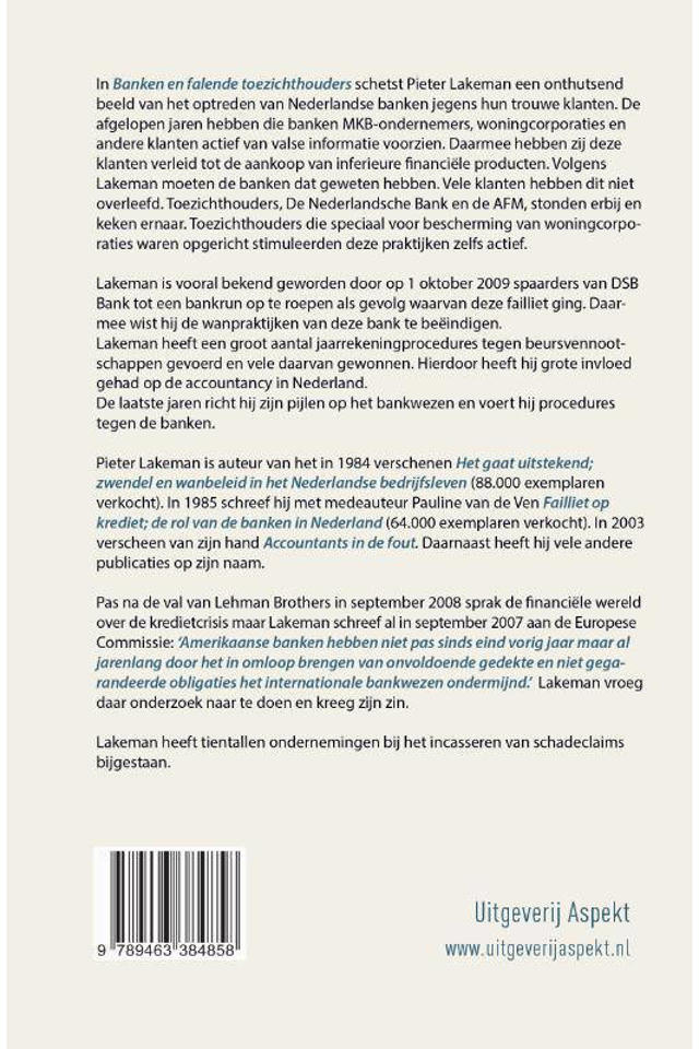 Vete intern Wederzijds Pieter Lakeman Banken & falende toezichthouders | wehkamp