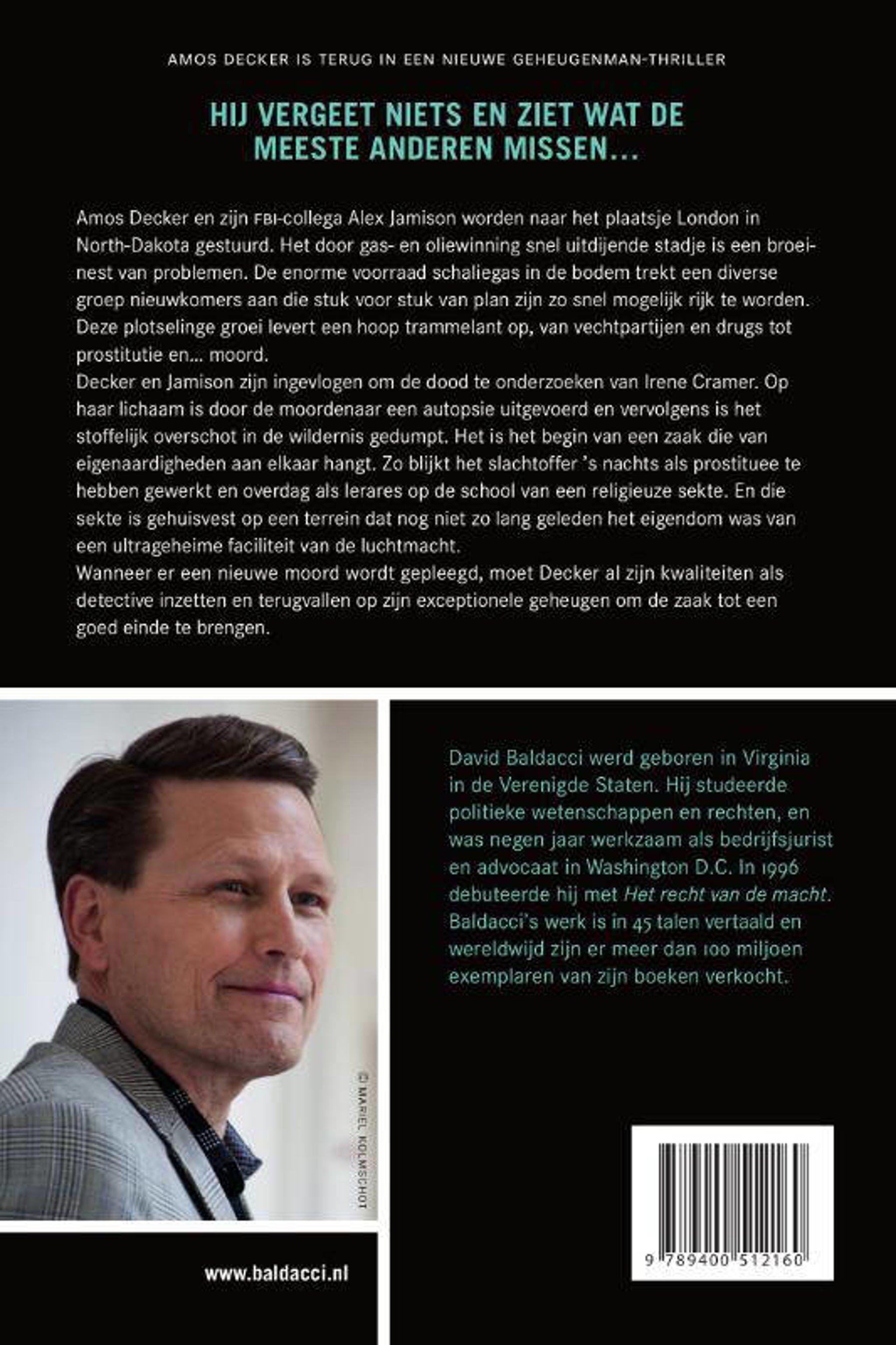 David Baldacci Amos Decker Ondergronds wehkamp David Baldacci Amos Decker Ondergronds wehkamp