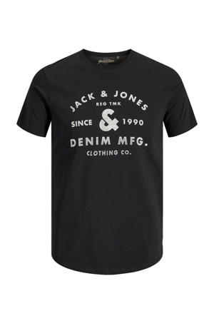 T-shirt met logo zwart