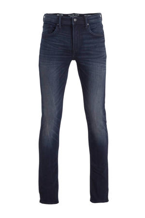 slim fit jeans donkerblauw