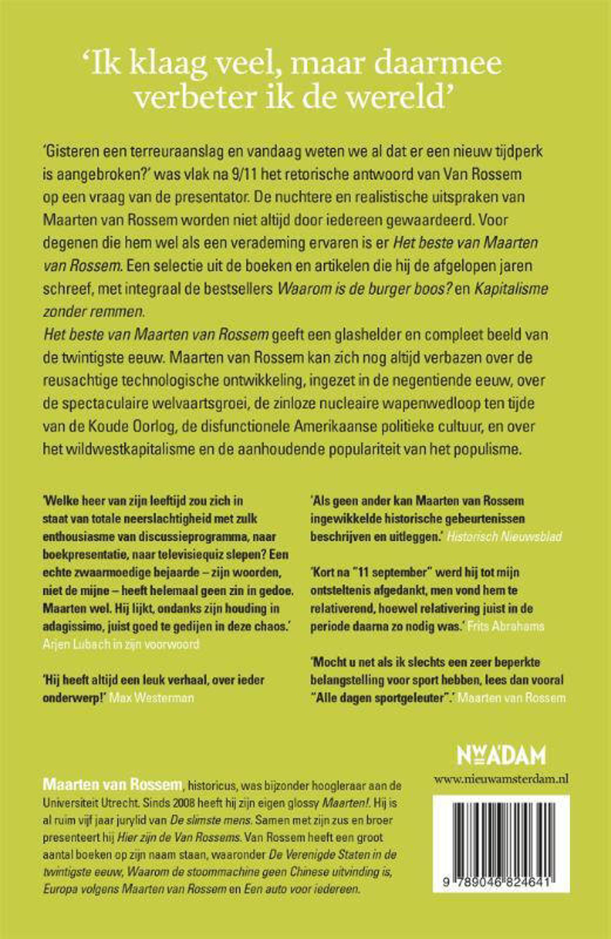 Maarten van Rossem Het beste van Maarten van Rossem | wehkamp Maarten van Rossem Het beste van Maarten van Rossem | wehkamp