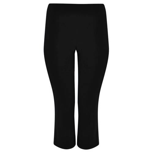 YOEK cropped flared broek zwart afbeelding