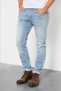 Petrol Industries slim fit jeans Seaham met riem bleached, Bleached