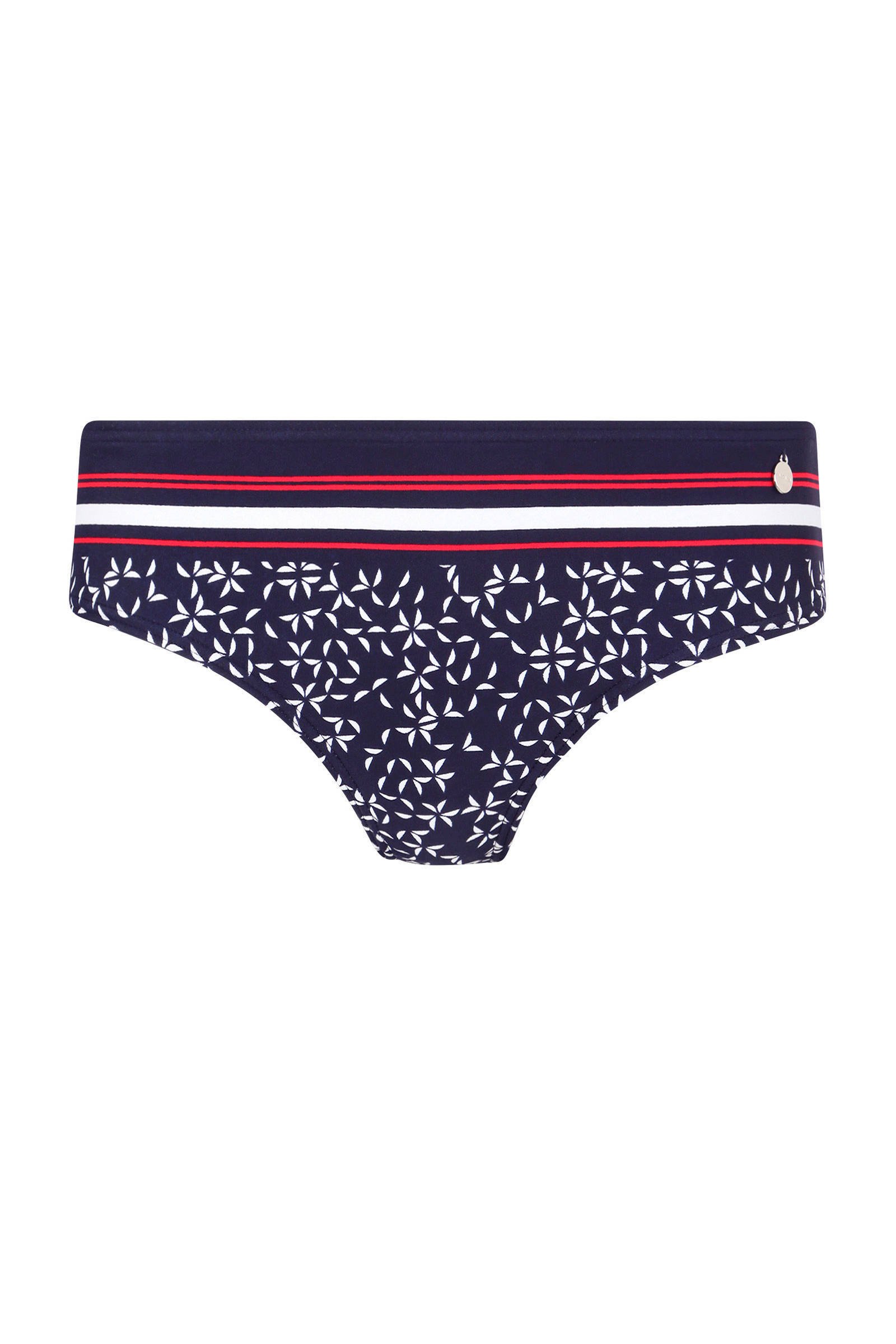 Lascana bikinibroekje met all over print donkerblauw/wit/rood online kopen
