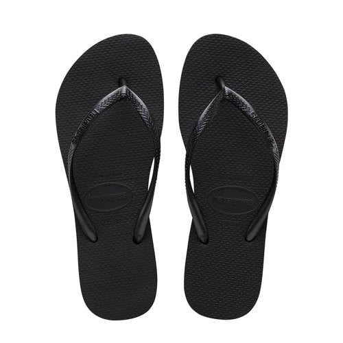 Havaianas Slim Flatform teenslippers zwart