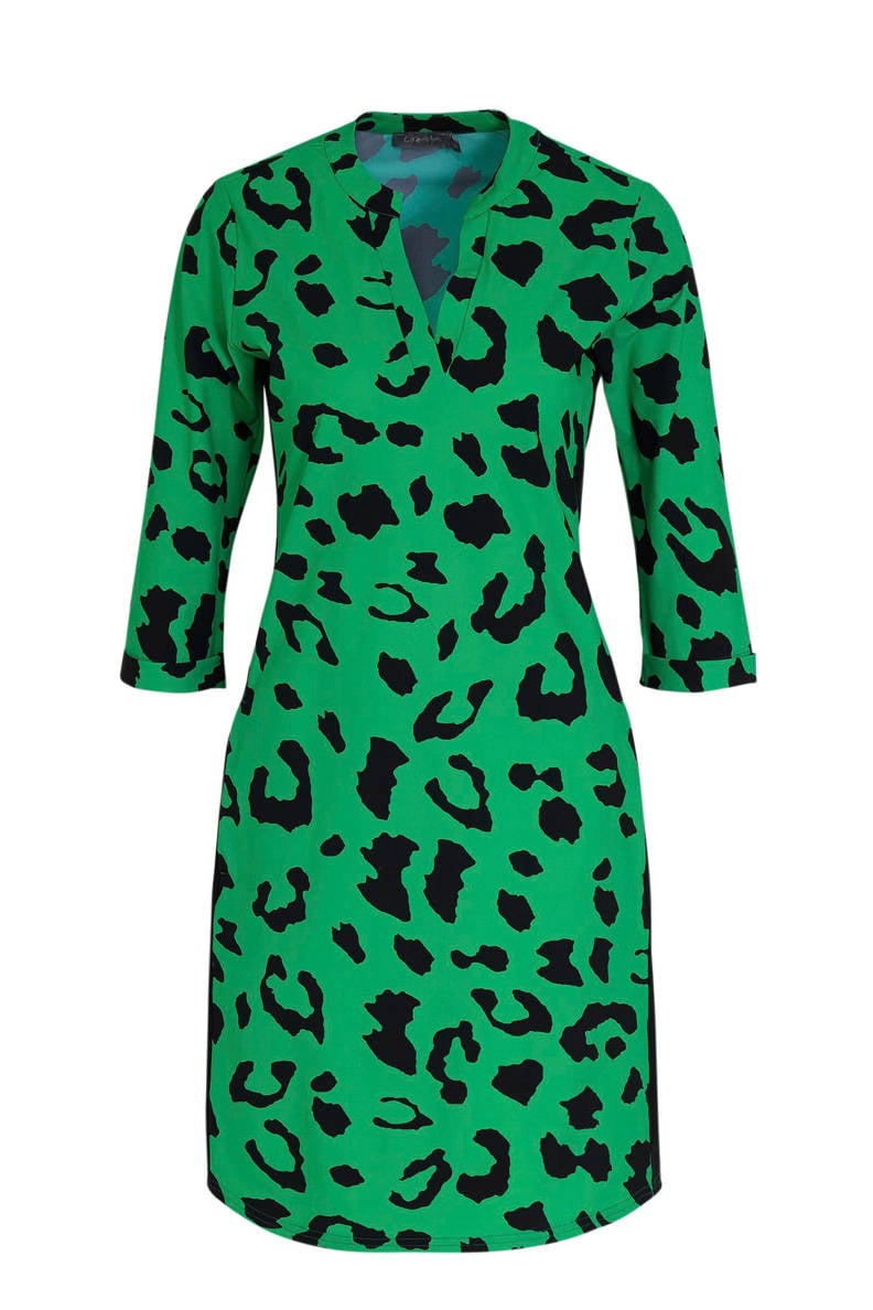 geisha panterprint jurk