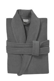 thumbnail: Seahorse unisex badstof badjas Pure donkergrijs