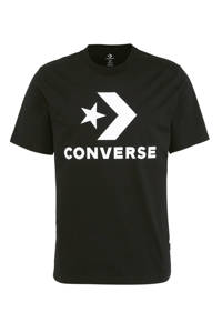 Converse Star Chevron  T-shirt  zwart