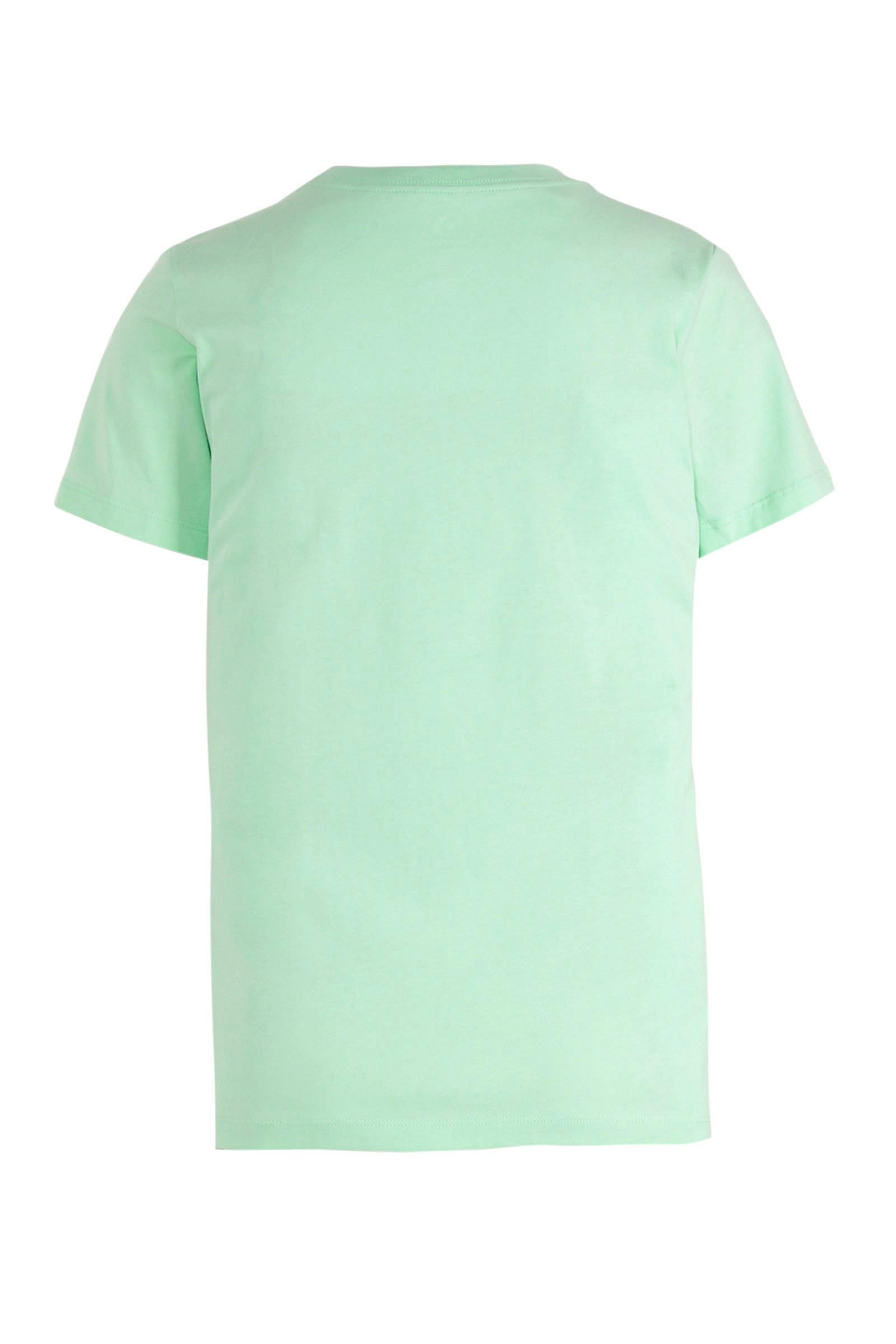 Converse T-shirt mintgroen | wehkamp