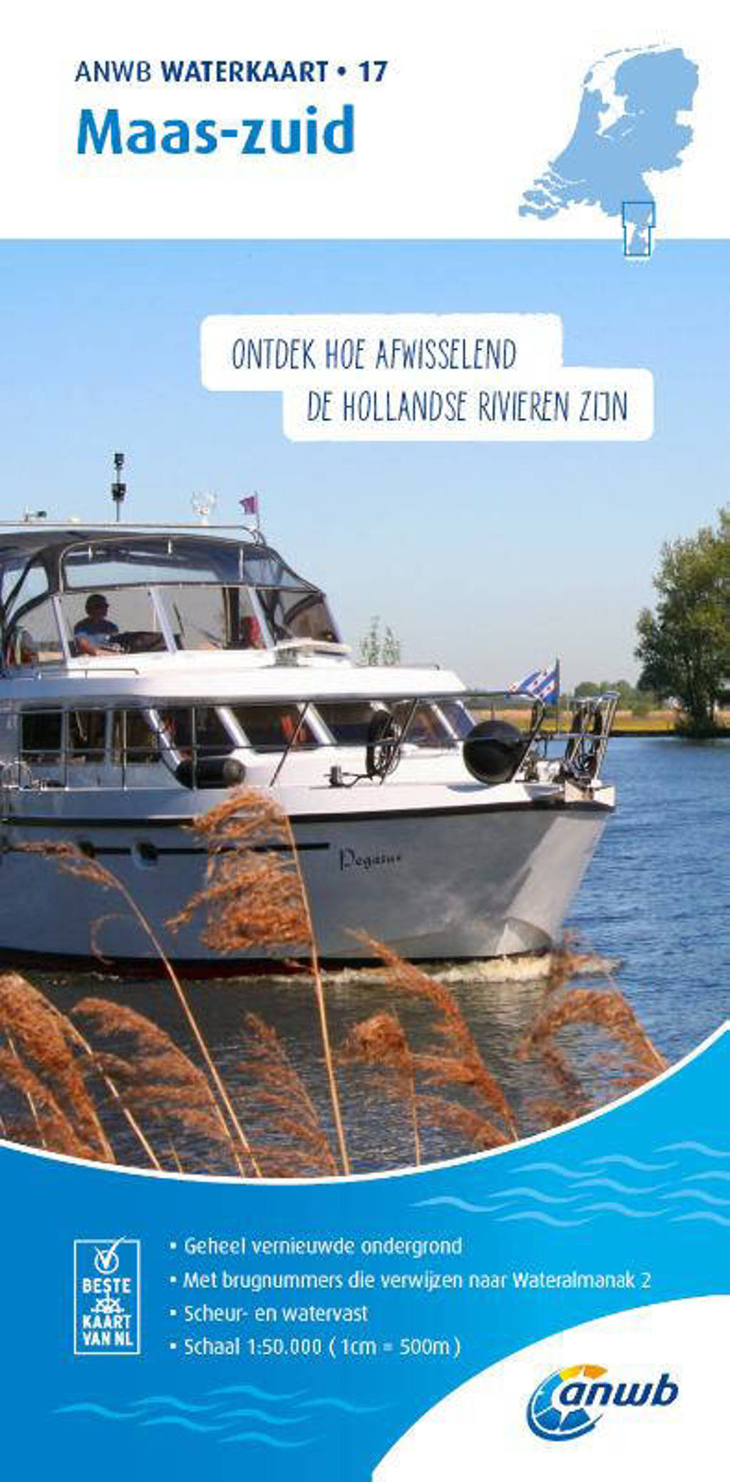 ANWB waterkaart: Maas-Zuid
