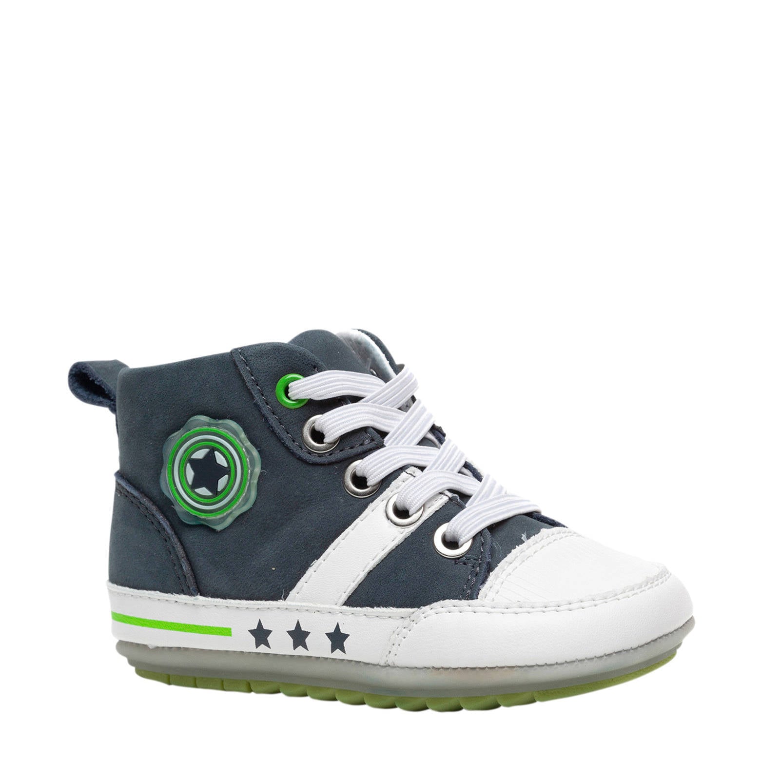 Scapino Groot leren babyschoenen blauw | wehkamp