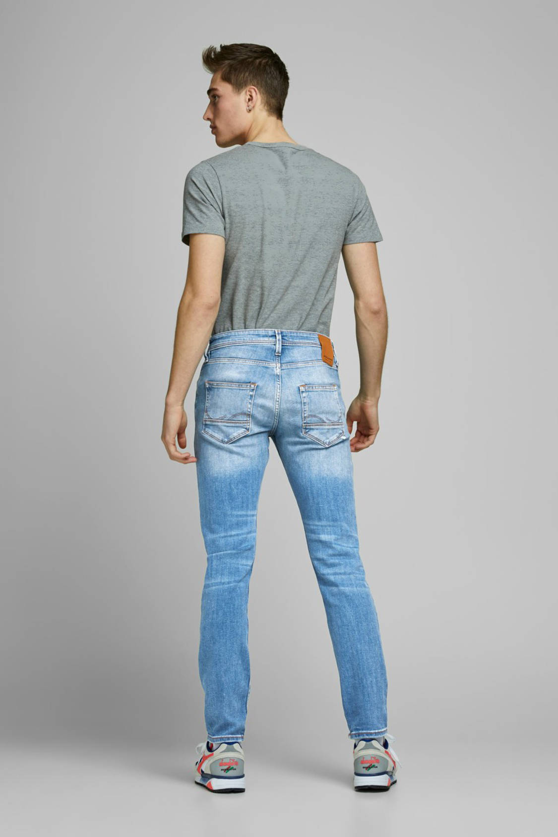 JACK & JONES JEANS INTELLIGENCE slim fit jeans Glenn light denim wehkamp