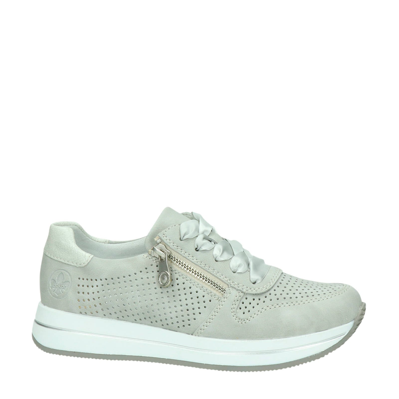 Rieker sneakers grijs/zilver | wehkamp