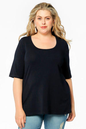 T-shirt donkerblauw
