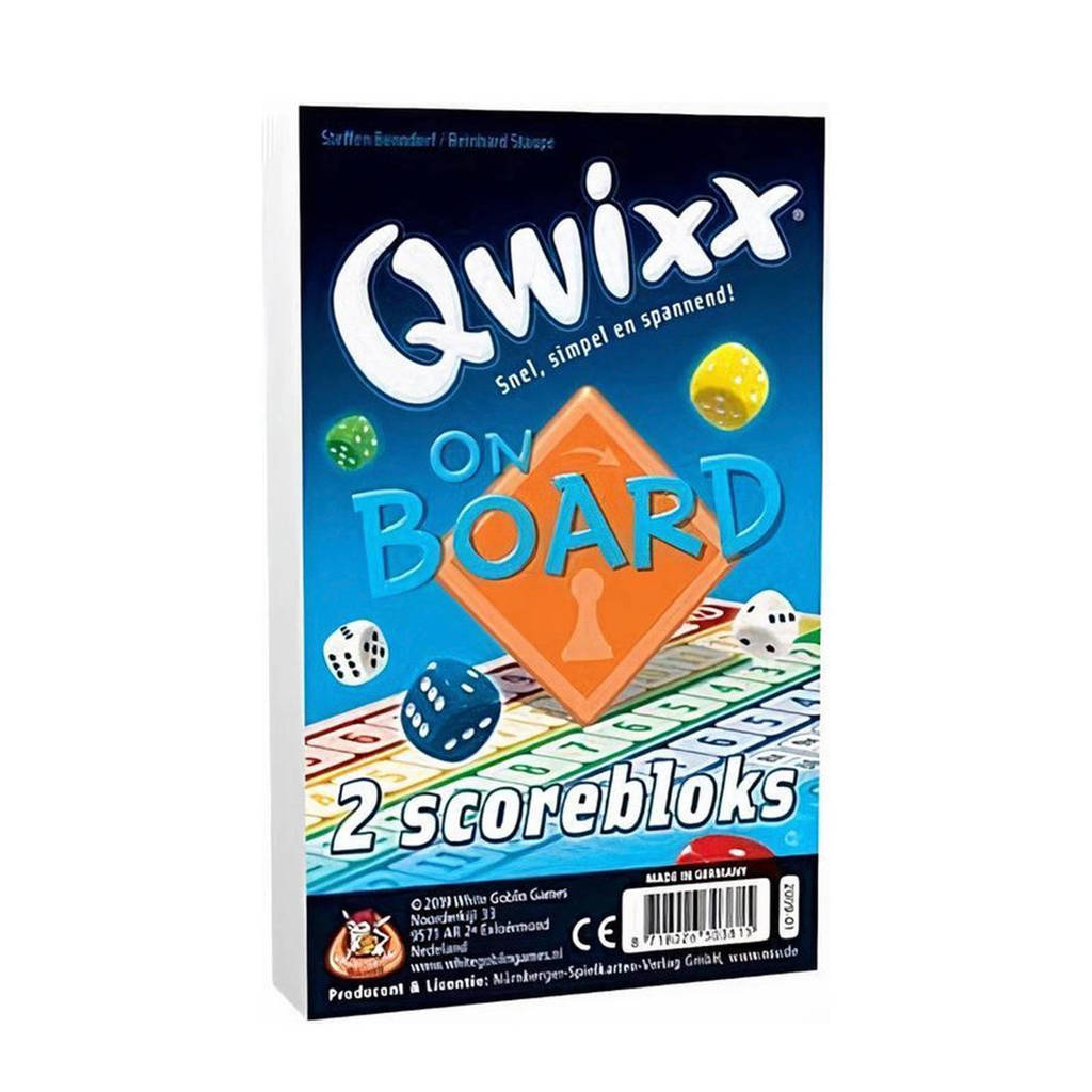 White Goblin Games Qwixx On Board Score Bloks  uitbreidingsspel