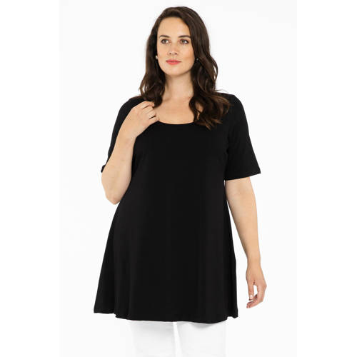 YOEK tuniek zwart ORGANIC COTTON afbeelding