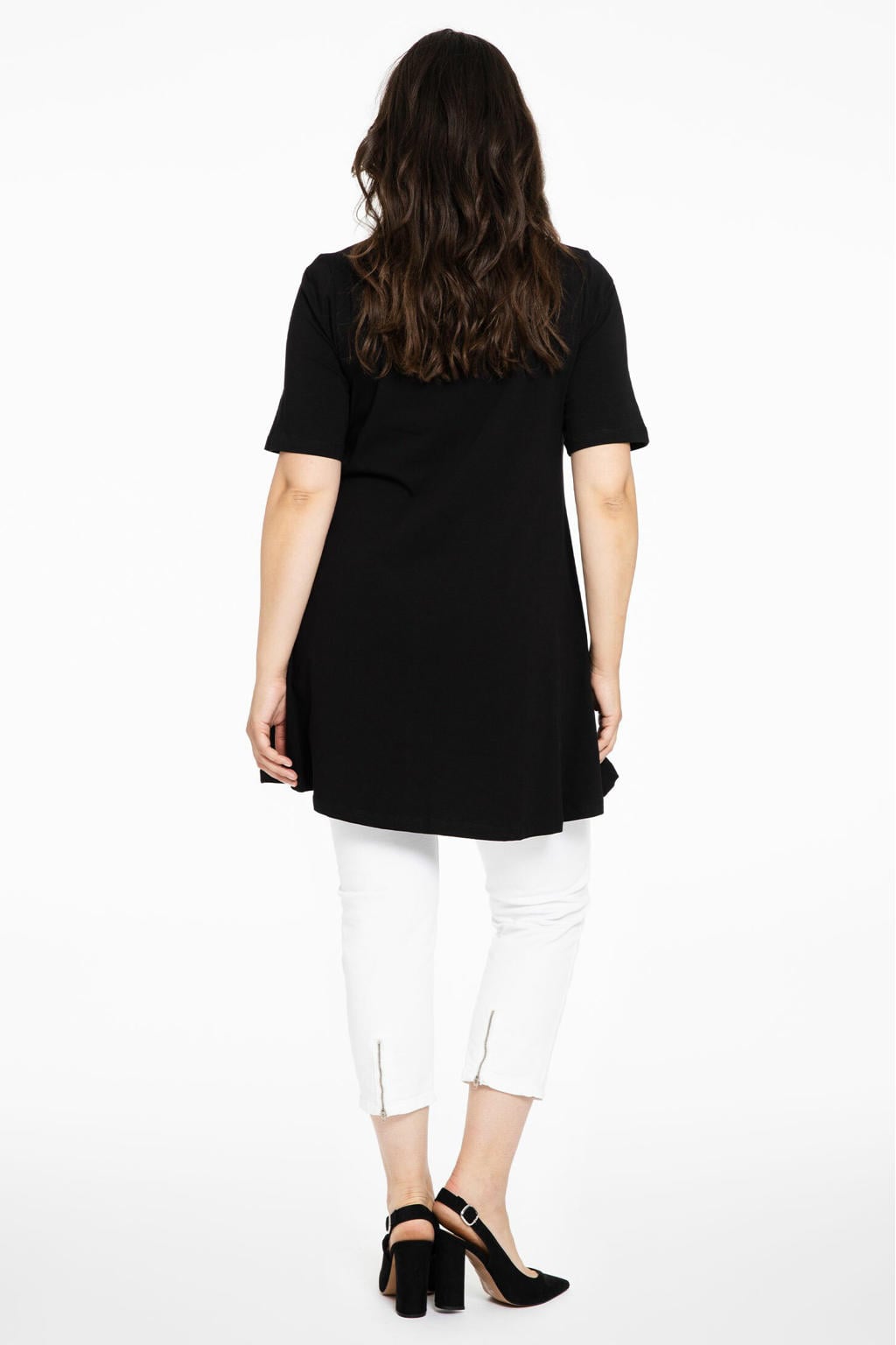 YOEK tuniek zwart ORGANIC COTTON