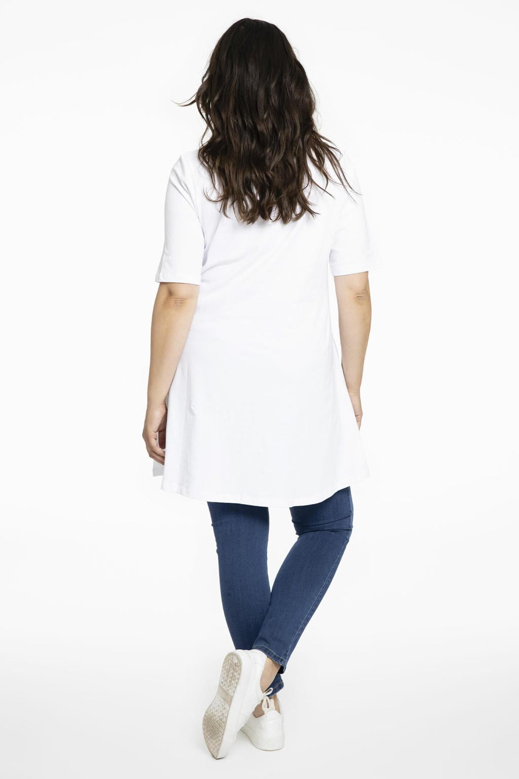 YOEK tuniek wit ORGANIC COTTON