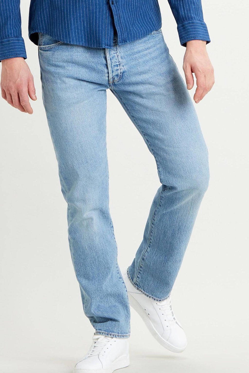 Levi's 501 regular fit jeans light denim, Basil Sand